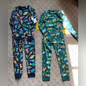 Tucker + Tate lot of 2 Boys Pajamas NWT